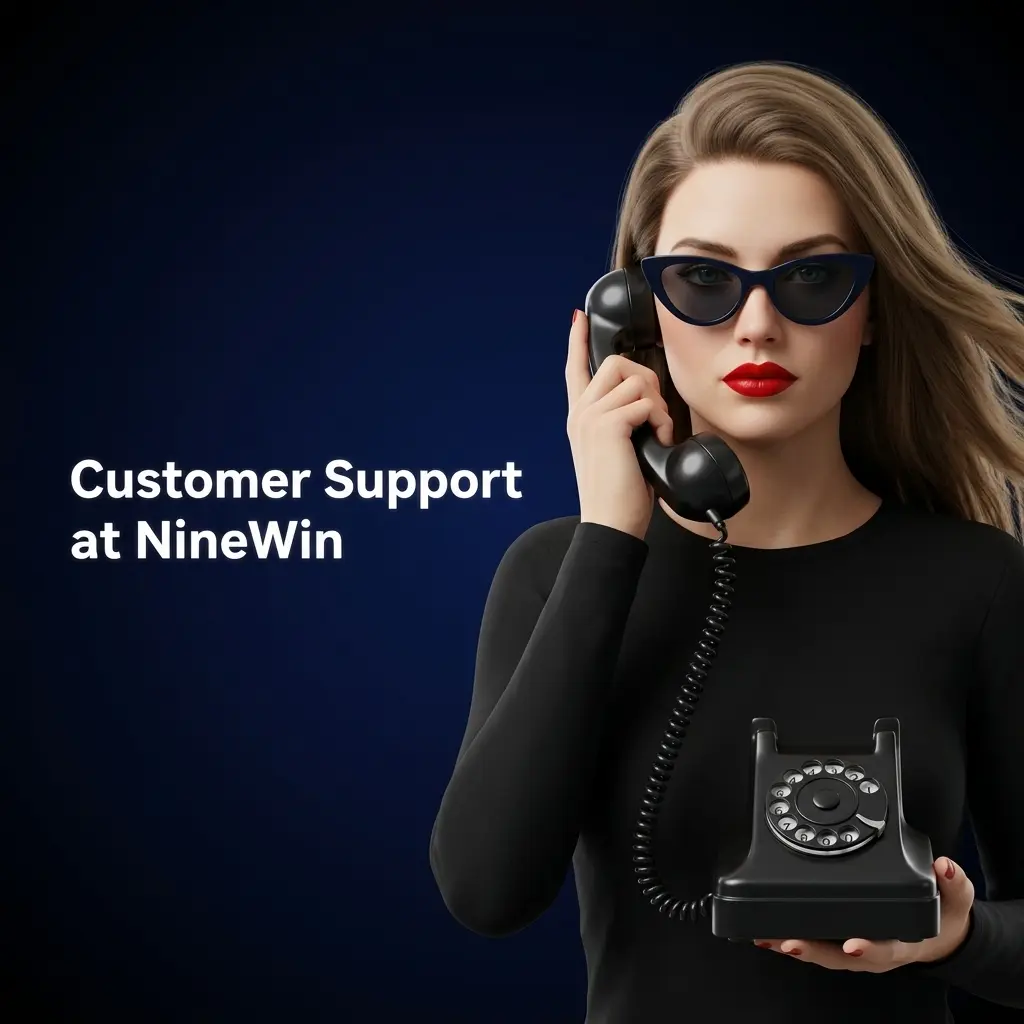 NineWin customer support team available 24/7 via live chat and email for UK players