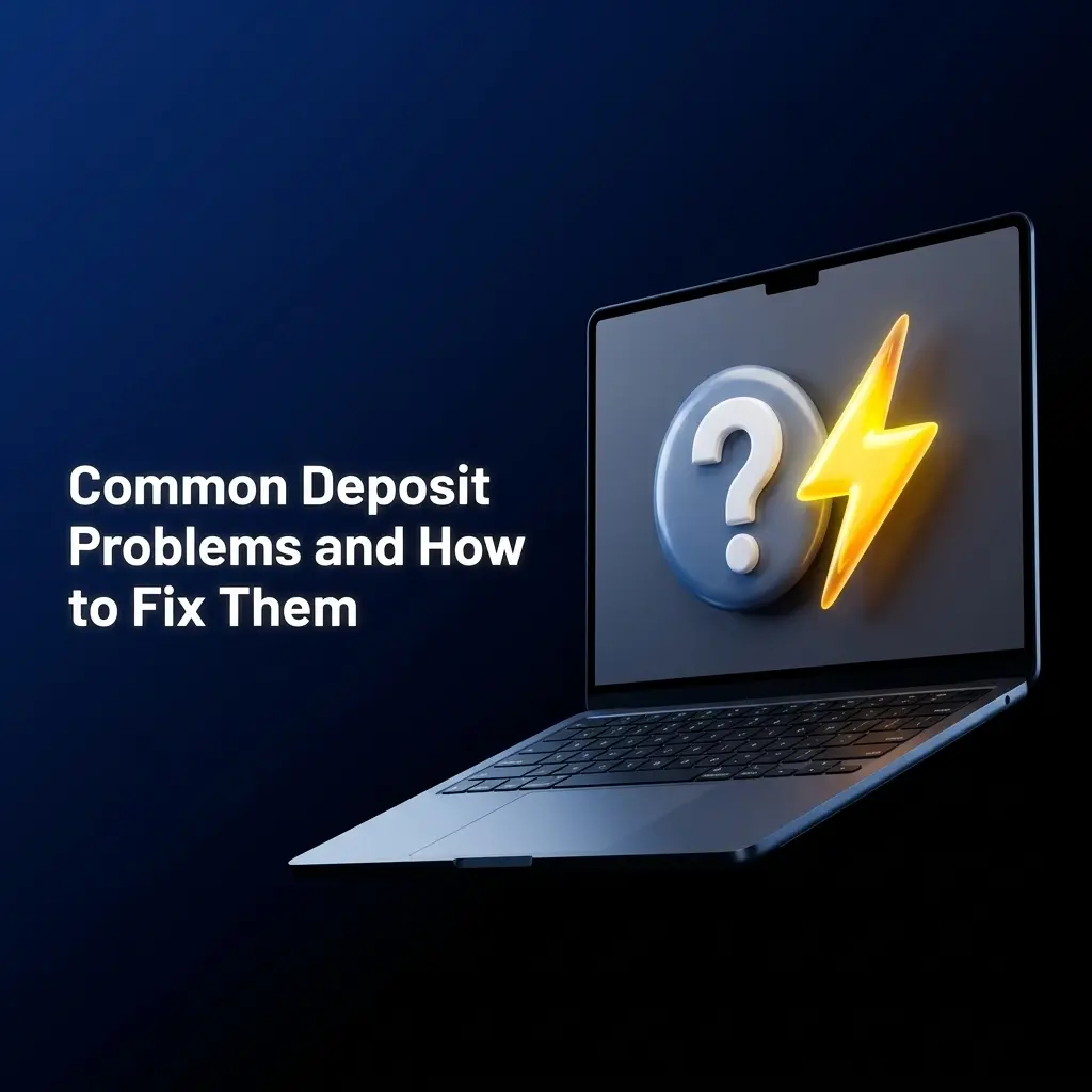 Illustrated guide to common NineWin deposit problems and solutions for UK players, including card declines and KYC issues