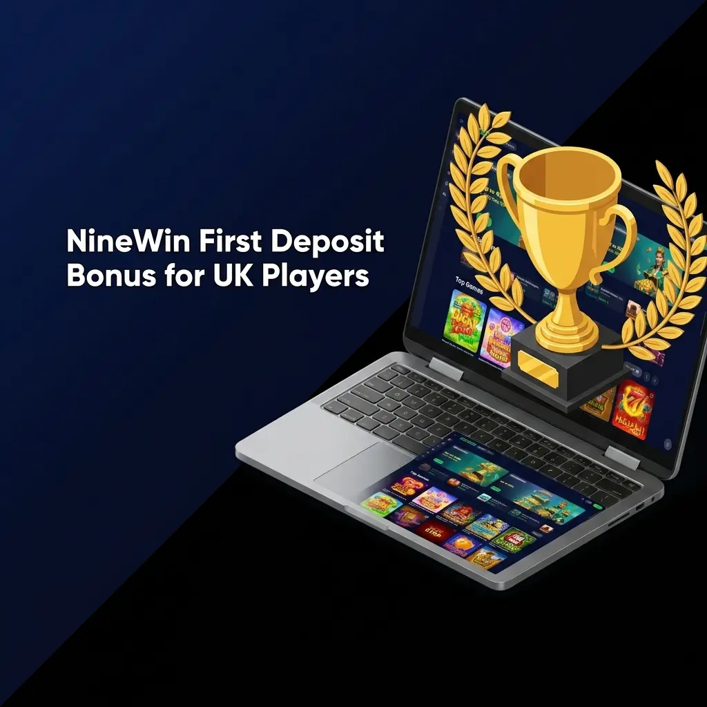 NineWin first deposit bonus for UK players offering 100% match up to £1,500 plus 250 Free Spins