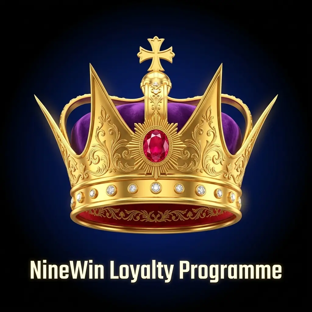 NineWin loyalty programme six-tier structure from Bronze to VIP Elite with points requirements and conversion rate benefits