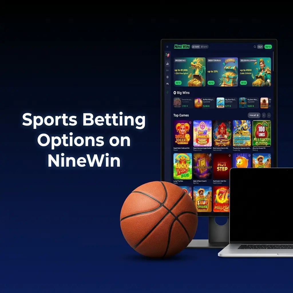 NineWin sportsbook covering 30+ disciplines including football, horse racing and tennis with live and pre-match betting markets